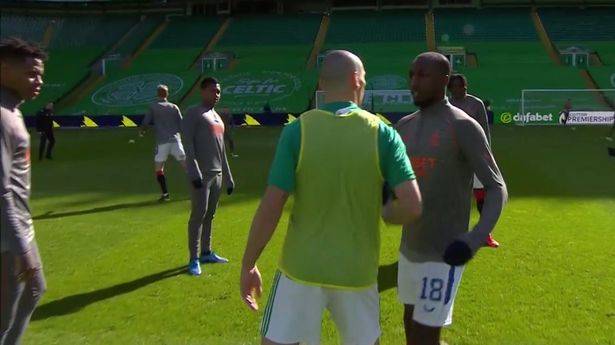 Scott Brown’s classy gesture to Glen Kamara spotted before Celtic vs Rangers