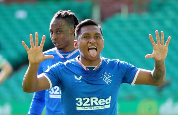 Watch: Alfredo Morelos FINALLY scores first O** F*** derby goal in 15 attempts against Celtic