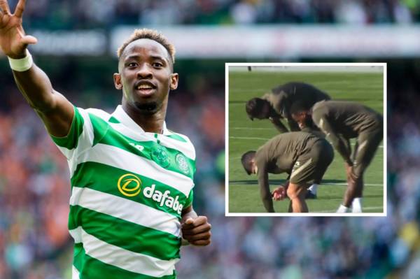 Watch worrying moment former Celtic star Moussa Dembele collapses during Atletico Madrid training