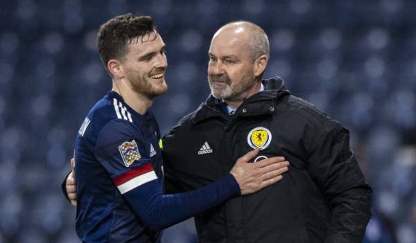 Andy Robertson says Steve Clarke is committed to Scotland amid Celtic speculation