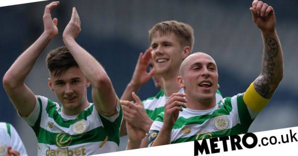 ‘My hero’ – Kieran Tierney sends class message to Scott Brown after Celtic captain signs Aberdeen deal