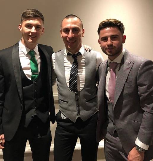 Paddy Roberts In Celtic Insta Post