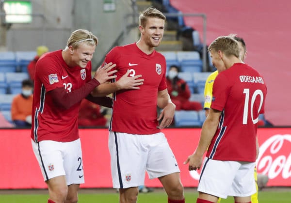 Kristoffer Ajer bounces back from major disappointment; Celtic star makes Norway XI