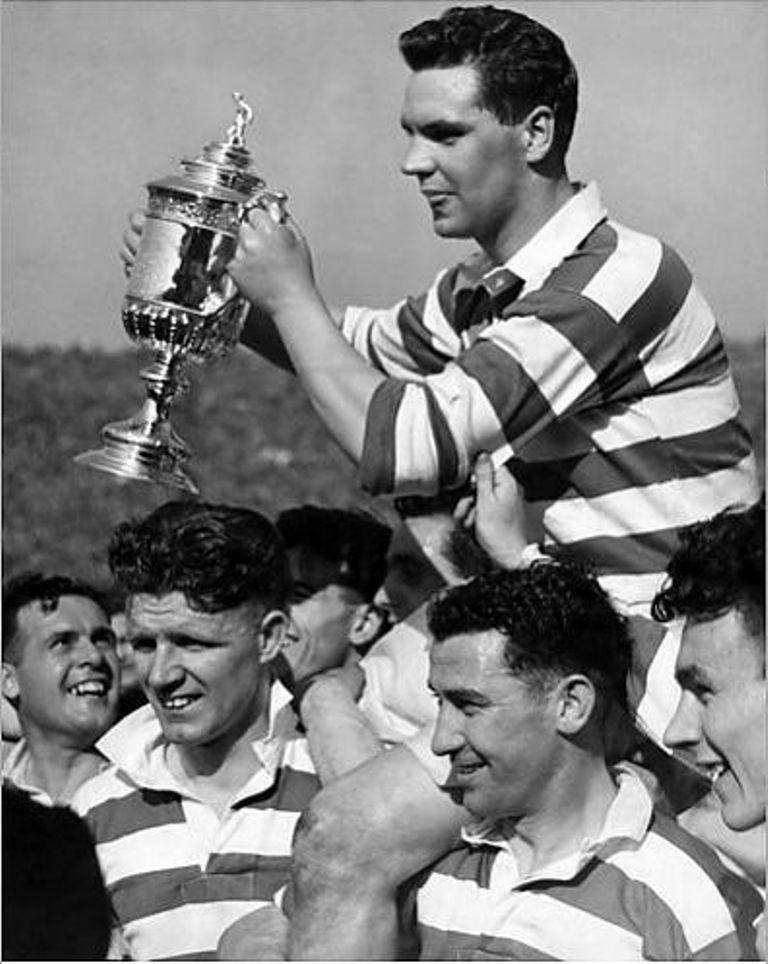 Photo Of The Day: John McPhail Lifts The Scottish Cup (1951)