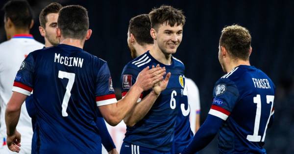 Arsenal and Scotland’s Tierney matches De Bruyne stat in Hampden masterclass