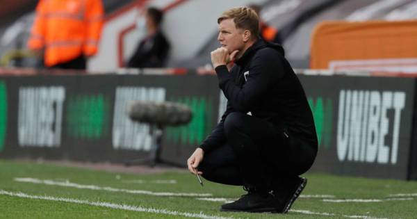 Eddie Howe doing Celtic homework after club sound him out