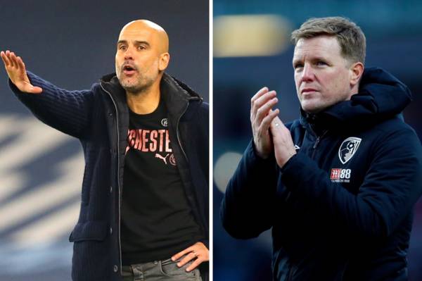 Celtic: Eddie Howe likened to Pep Guardiola by former player