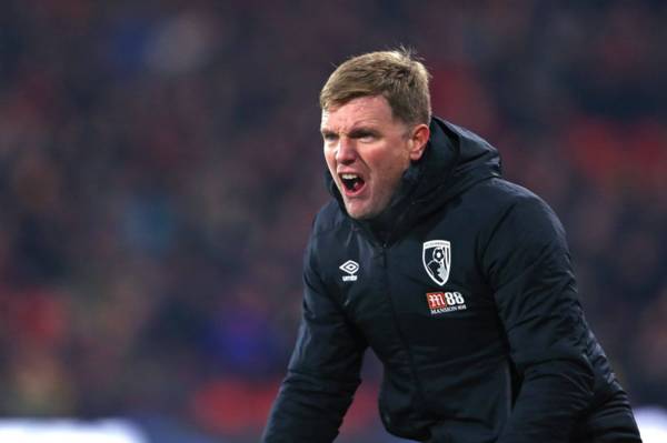 Celtic looking to appoint Eddie Howe next week, according to report