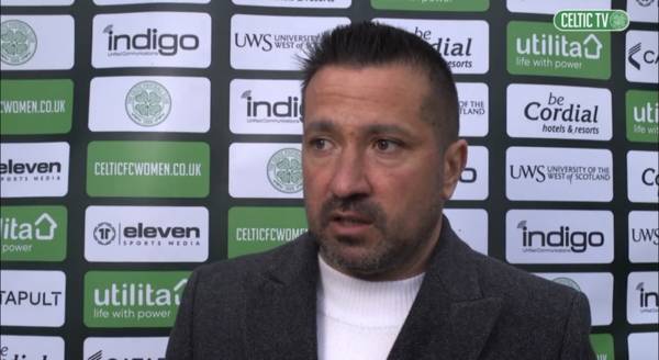 Fran Alonso Not Happy After Poor Celtic Restart