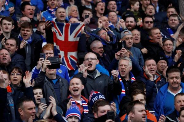 Rangers fans set up double protest by roundabout