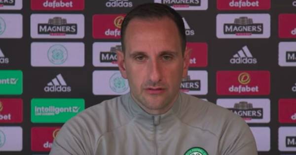 John Kennedy demands Celtic patience as he urges fans to relax over manage