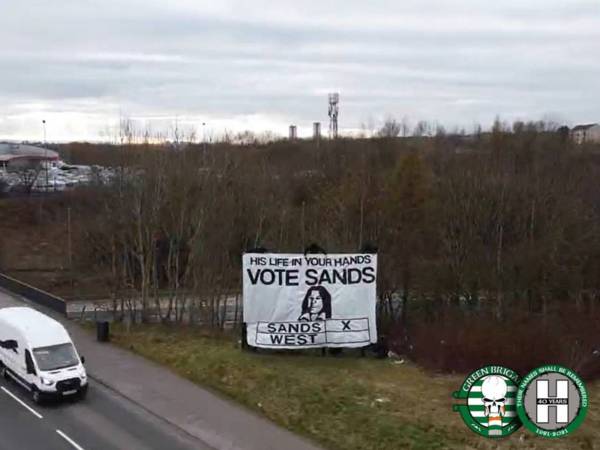 Photo: Green Brigade Mark 40th Anniversary Of Bobby Sands Standing For Election