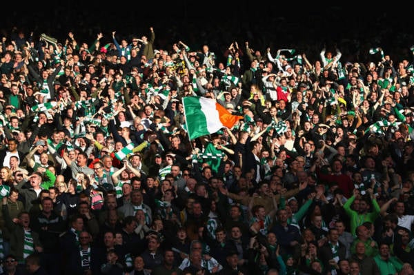 Celtic supporter makes sure Uganda is green and white