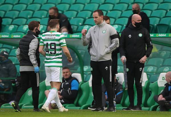 John Kennedy provides Celtic injury update on James Forrest