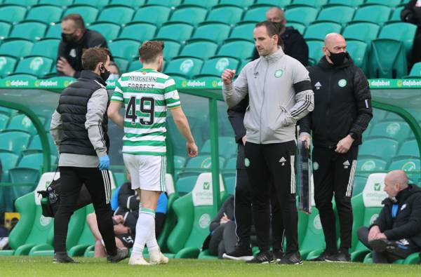 John Kennedy provides James Forrest update as Celtic winger limps off ahead of Rangers cup encounter