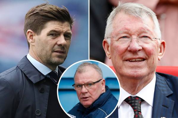 Liverpool legend Steven Gerrard can be best British boss since Man Utd’s Sir Alex Ferguson, says Celtic fan Steve Evans