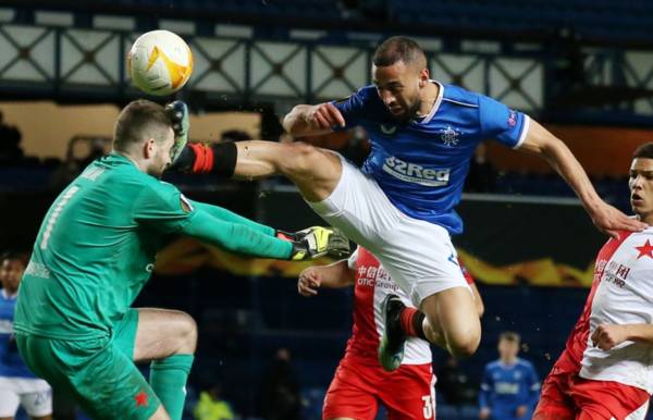 Slavia keeper hits out at Kemar Roofe and sick messages from Ibrox fans