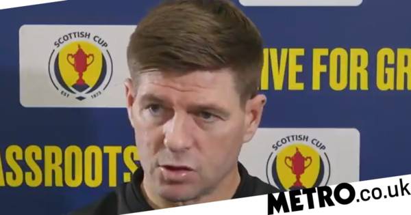 Steven Gerrard responds to Celtic’s ‘joke’ claim they’re still the best team in Scotland