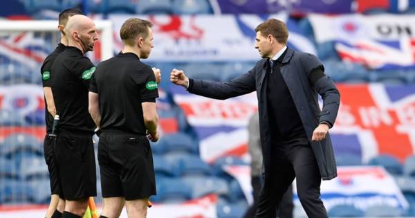 Steven Gerrard in Celtic penalty verdict as Rangers boss baffled by Bobby Madden