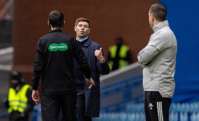 Steven Gerrard plays down ‘trash talk’ touchline clash with John Kennedy in Rangers’ 2-0 Scottish Cup win over Celtic