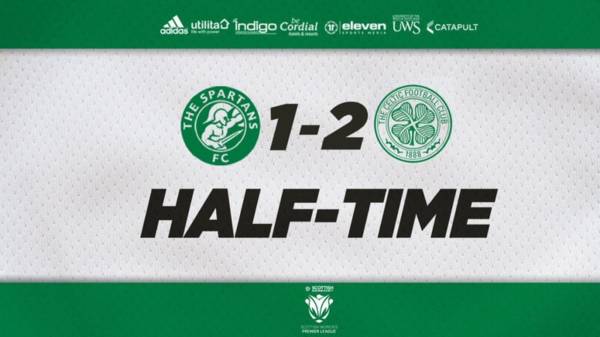 SWPL Half Time Report: Spartans 1 Celtic 2