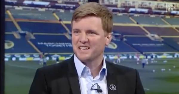 Celtic next manager target Eddie Howe touted for Spurs job on live television