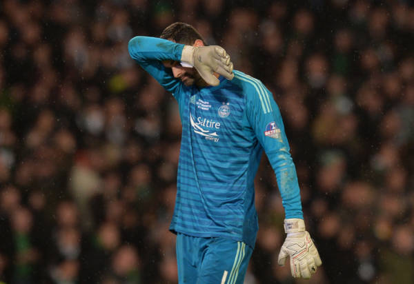 Report: Joe Lewis to miss Aberdeen vs Celtic tomorrow night