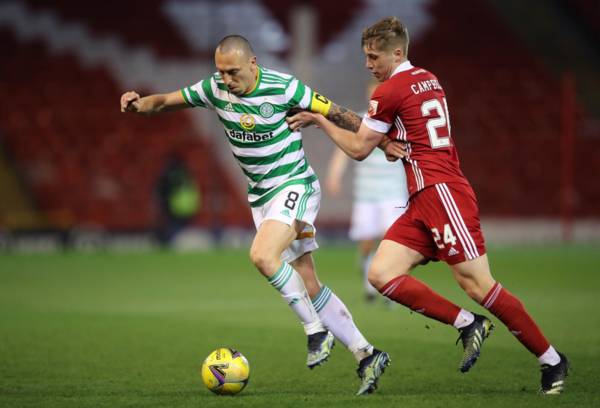 Scott Brown won’t get a start at Aberdeen if Lewis Ferguson continues performing like he did against Celtic