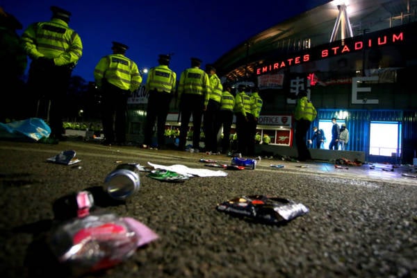 Who’s entitled now? Celtic fans watch on as protest fills air