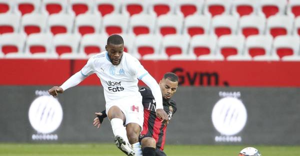 Olivier Ntcham works Marseille manager into a shoot