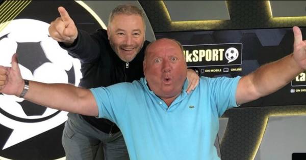 Ally McCoist says Celtic fan Alan Brazil rubbed in Rangers cup exit