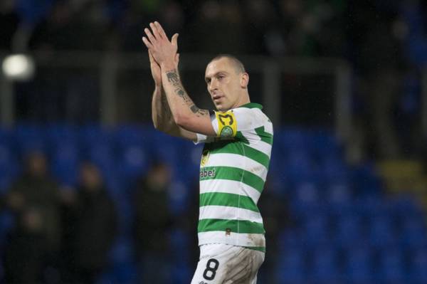 Photo: North Curve Celtic reveal Scott Brown charity tee