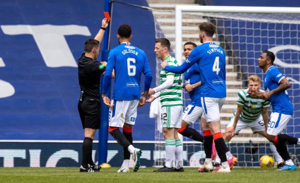 Callum McGregor red card a ‘bad decision’ as Celtic boss calls out ‘inexperienced’ referee Nick Walsh after Rangers defeat