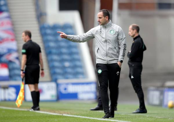 Celtic interim manager John Kennedy hits out at Nick Walsh over red card, saying it was turning point of defeat to Rangers