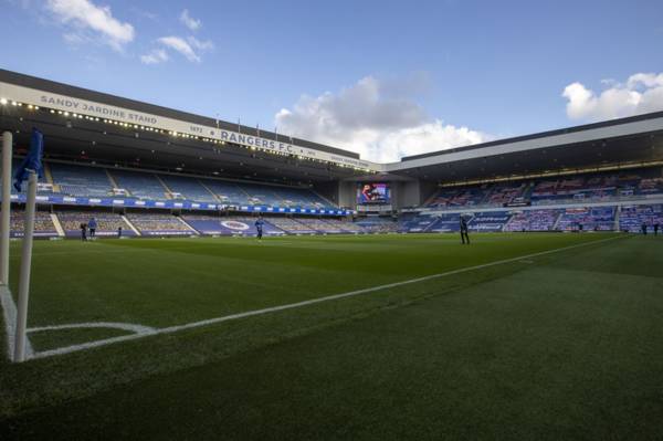 Rangers fans unveil huge new banner inside Ibrox to welcome team ahead of Celtic clash