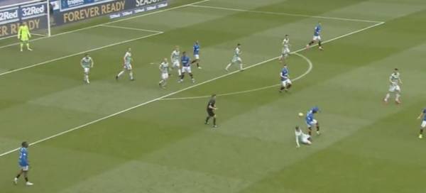 Video: Referee sends off Callum McGregor only after letting Rangers score from advantage