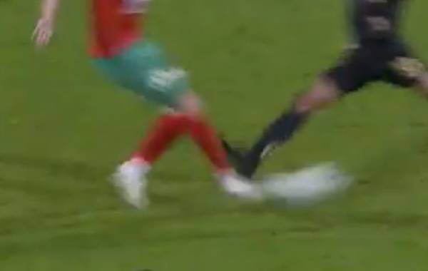 Video: Horrible moment as Celtic loanee suffers nasty injury that could put Euro dreams in doubt