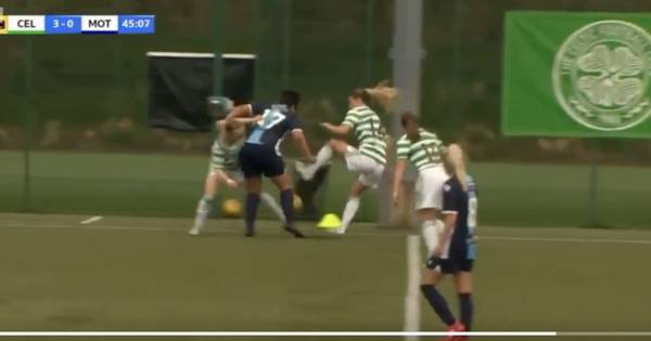 Celtic star caught up in red card row as horror tackle leads to referee blast