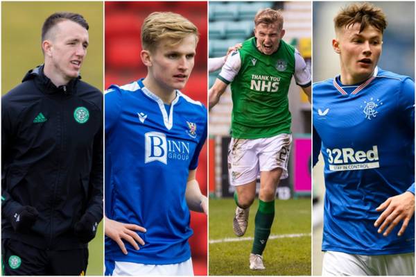 Celtic’s Turnbull and Rangers’ Patterson battle it out with SFWA winner Doig and McCann for PFA young player of the year