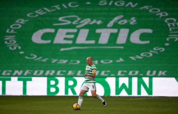 In pictures: Celtic fans pay tribute to Scott Brown as he plays last home game