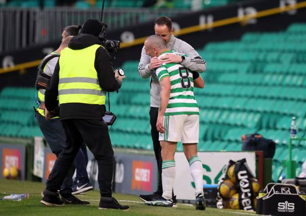 John Kennedy pays tribute to Scott Brown as Celtic players produce fitting finale