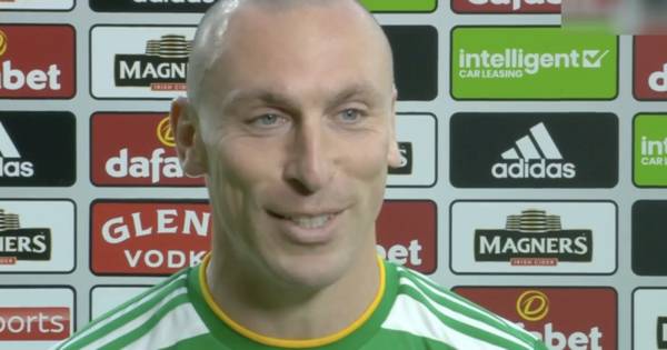 Scott Brown in Celtic interview gaffe as oblivious skipper drops x-rated quip