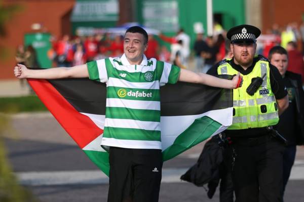 The Palestinian Flag Will Fly Again At Celtic Park Tonight … What A Great Gesture.