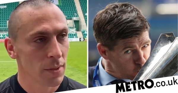 Celtic legend Scott Brown aims aims dig at Steven Gerrard’s Rangers Invicibles