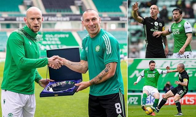 Hibernian 0-0 Celtic: Hoops skipper Scott Brown signs off at Parkhead with a goalless draw