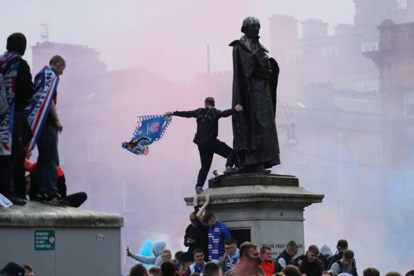 Never has anything like this been witnessed in any city in Scotland- George Square paramedic