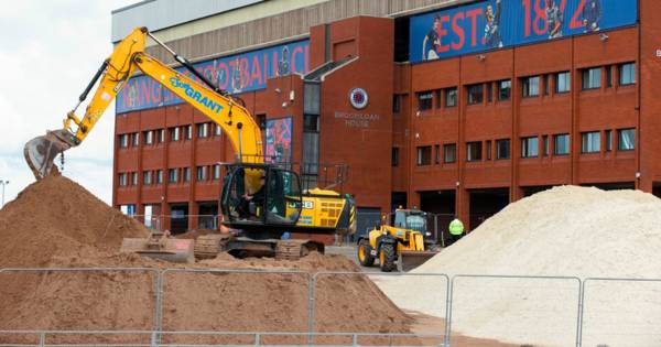 Rangers new pitch transformation gathers pace ahead of Champions League push