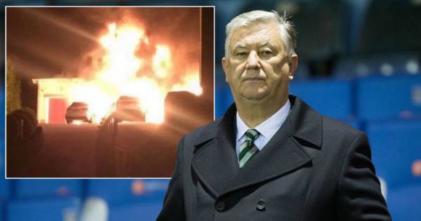 Celtic chief’s home on fire after car is hit with ‘Molotov cocktail’ on driveway