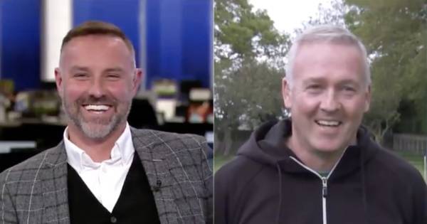 Celtic hero Paul Lambert’s dog gatecrashes live interview as Kris Boyd buckles