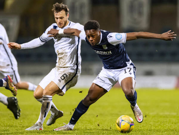 Celtic youngster Jonathan Afolabi in action in huge Sky Sports match tonight